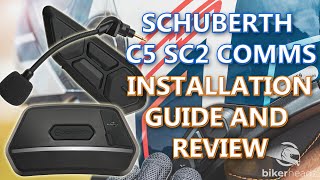 SCHUBERTH C5 SC2 Installation Guide And Review  Bluetooth  Mesh 20  Helmet Intercom  How To Fit [upl. by Elbertine]