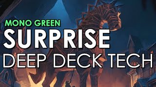 Mono Green Smugglers Surprise in OTJ Standard  Deep Dive Deck Tech  Magic the Gathering [upl. by Petra392]