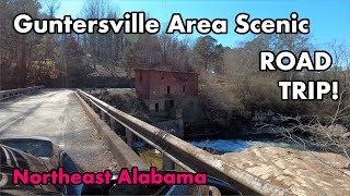 Guntersville Alabama ROAD TRIP Stone Arch Red Mill Falls High Falls amp Bucks Pocket Viewpoint [upl. by Tiffany519]