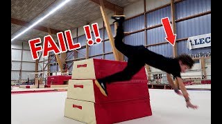 TRAINING PARKOUR  salto saut voleur et fail [upl. by Belinda]