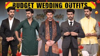 BUDGET WEDDING OUTFITS FOR INDIAN MEN  MENS INDIAN WEDDING OUTFIT FOR HALDI  SHAADI AND MORE [upl. by Haase]