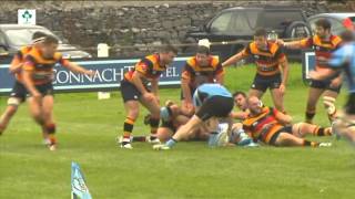 Irish Rugby TV Galwegians v Lansdowne Highlights [upl. by Edouard345]