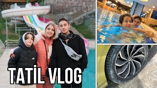 BİR GÜNLÜK TATİL VLOG  YOLDA LASTİĞİMİZ PATLADI [upl. by Riegel]