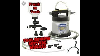 Tool review on the Mityvac Brake Bleeder MV6835 [upl. by Forcier]