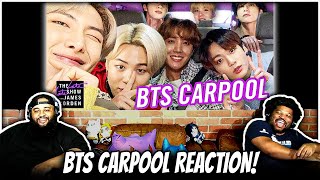 BTS Carpool Karaoke REACTION [upl. by Celestyna45]