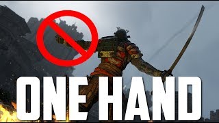 For Honor  Playing with ONE HAND vs Salty Centurion [upl. by Etterual]