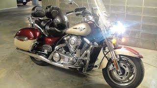 RUSSELL DAYLONG SEAT ON KAWASAKI VULCAN NOMAD 1700 REVIEW [upl. by Ymiaj]