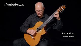 Andantino Dionisio Aguado played by Soren Madsen [upl. by Stanwood236]