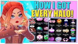 How To Get EVERY SINGLE HALO In Royale High 🏰 Royale High HALO Guide [upl. by Frances]