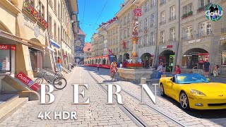 Switzerland BERN 🇨🇭 Stroll in impressive City Centre 4K HDR Bern is Outstanding Universal Value [upl. by Virendra]