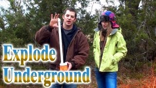 Tannerite Pipe Underground Explosion [upl. by Ellener]