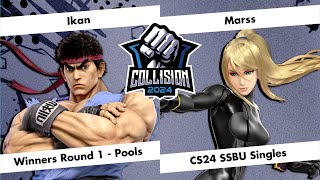 Collision 2024  Ikan Ryu VS Marss Zero Suit Samus  Ultimate Singles Pools  Winners Round 1 [upl. by Manfred]