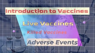 Introduction to Vaccine Live amp Killed vaccineCrash Course [upl. by Siol]