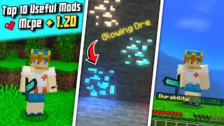 Top 10 Useful Mods For Minecraft Pe 120  Best Mods For Minecraft Pe 120  Devay Gaming [upl. by Nosned]