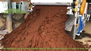 How to use coconut coir dewatering machine to process raw coco peat [upl. by Seek]