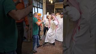 Hyderabadi Marfa Dance with FOREIGNER at Dubai Karama 🇦🇪 all are Happy 😃 [upl. by Yand]