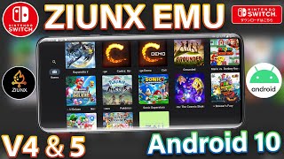 UPDATE Ziunx Switch Emulator v5 amp 4 Latest Update Whats New amp Game Tested YUZU fork [upl. by Yelda]