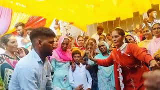 Malwai Gidha  Indian Punjabi wedding  Performance  Balwinder Jalwera Rajwinder Begam 9815125715 [upl. by Ayifas]