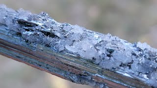 Quartz on Stibnite  SiO₂ amp Sb₂S₃ [upl. by Issak]