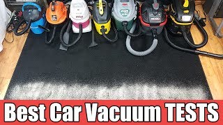 Best Vacuum For Car Detailing  TESTED Ridgid vs Shop Vac vs Armor All vs Vacmaster [upl. by Yelnek]