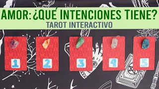 Tarot AMOR ¿QUÉ QUIERE DE TI¿Cuáles son sus INTENCIONES [upl. by Barren]