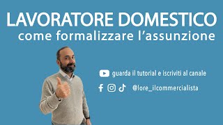 Tutorial passo dopo passo ti insegno come assumere un lavoratore domestico [upl. by Maffei191]