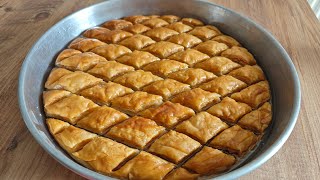 BAKLAVA â— OKLAVASIZ EN KOLAY EV BAKLAVA TARÄ°FÄ° BUDUR ğŸ’¯ Ã‡ITIR Ã‡ITIR BAKLAVA TARÄ°FÄ° âœ… [upl. by Yrod704]