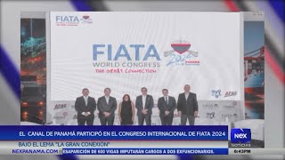 El Canal de Panamá participó en el congreso internacional de Fiata 2024 [upl. by Airtina]