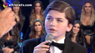 Martín de 12 años cantó quotCarusoquot y conmovió a todo el piso [upl. by Amej]