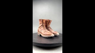 Nicks Cordovan work boots NDC go watch the wear update on Rose Anvil 2 [upl. by Neirb129]