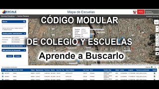 Código Modular de Colegios en Perú Cómo Obtenerlo Rápidamente [upl. by Llenrev47]