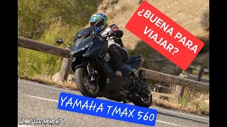 YAMAHA TMAX 560 ¿Sera buena viajera [upl. by Leamse505]