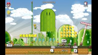 TUTORIAL  New Mario Forever World Maker  PARALAX [upl. by Anura]