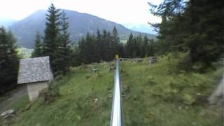 Mieders Alpine Coaster with no brakes [upl. by Sugar]