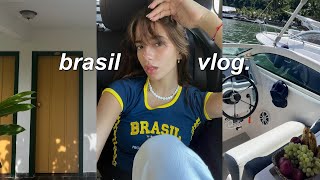 vlog 🇧🇷  flying to brazil exploring rio de janeiro copacabana fireworks amp time in the sun [upl. by Fulcher]