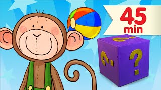 Mystery Box 3  Original Nursery Rhymes  More  Super Simple Songs [upl. by Ellevehc]