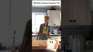 Grilled cheese levels 13 chef cooking cookingchannel tasty [upl. by Newfeld]