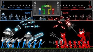 Stickman Tournament  War of Tribes Fast Mode  Marble amp Ragdoll battle [upl. by Anthony176]