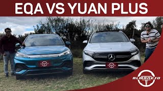 BYD YUAN PLUS Vs MERCEDES EQA [upl. by Ecnarret633]