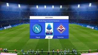 Napoli vs Fiorentina  Stadio Diego Armando Maradona  202324 Serie A  PES 2021 [upl. by Ennobe]