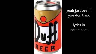 the beer song  lyrics [upl. by Ynelram]