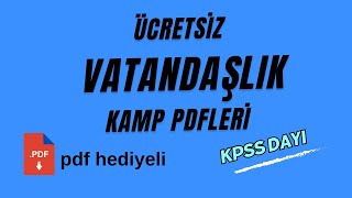 Vatandaşlık Kamp PDFi Bir beğeni alırım artık 🙏 kpss kpssvatandaşlık [upl. by Dari]