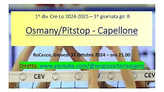 1 div CreLo gir B 3 giornata Robecco 3 1 Salvirola  31102024 [upl. by Tobit]