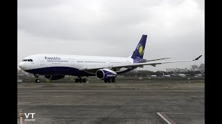 RwandAir Airbus A330300 at CSMIA Mumbai [upl. by Fronniah225]