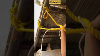 Untying a knot method trending diy lifehacks lifehacks [upl. by Eedolem]