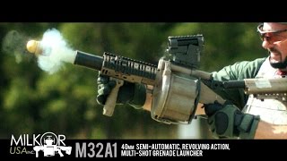 Six Times the Boom The Milkor M32A1 Grenade Launcher [upl. by Tigirb807]