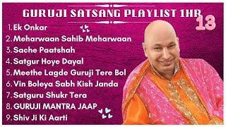 New Guru Ji 1 Hour Satsang Playlist 13  गुरुजी एक घंटा सत्संग प्लेलिस्ट  Guruji Satsang Blessings [upl. by Kolnos]