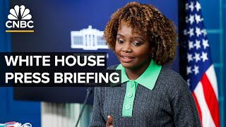 White House press secretary Karine JeanPierre holds a briefing with reporters — 722024 [upl. by Norri]