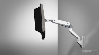 HX Wall Monitor Arm from Ergotron Top Features amp Benefits [upl. by Andie]