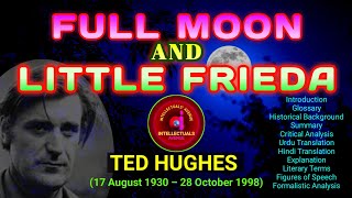 Full Moon and Little Frieda by Ted Hughes Translation Literary Terms Figures of Speech Hindi Urdu [upl. by Janicki]